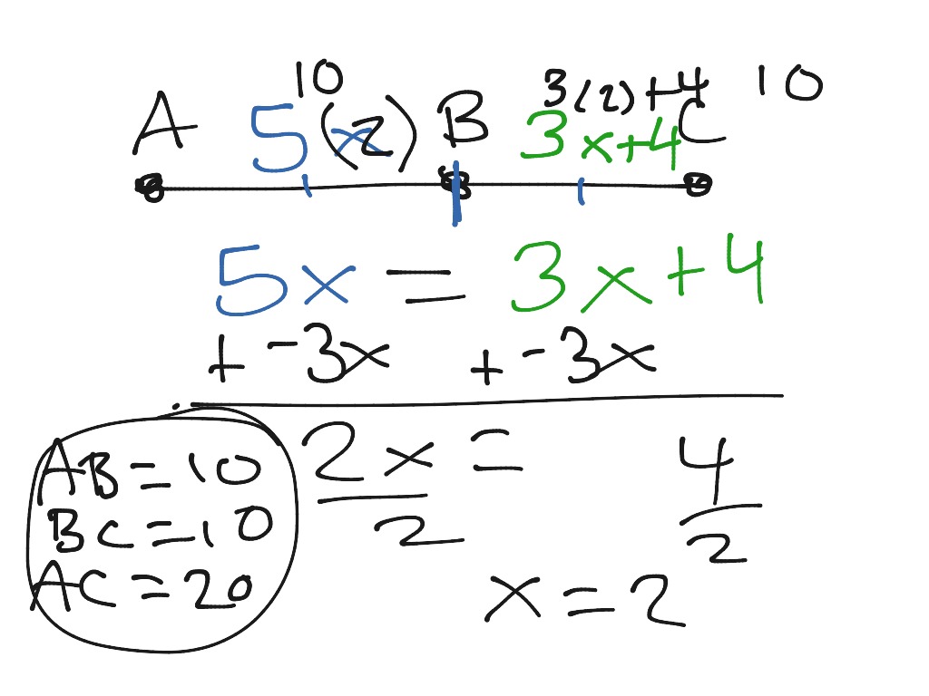 Measuring And Constructing Segments Math Geometry ShowMe