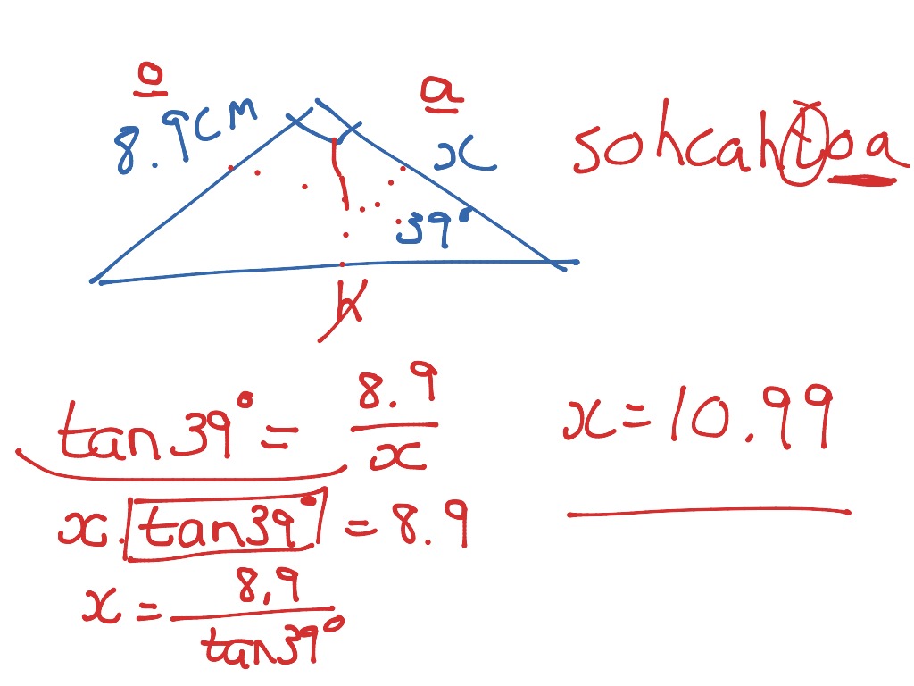 9 Trig Ratios And Finding Sides Math ShowMe