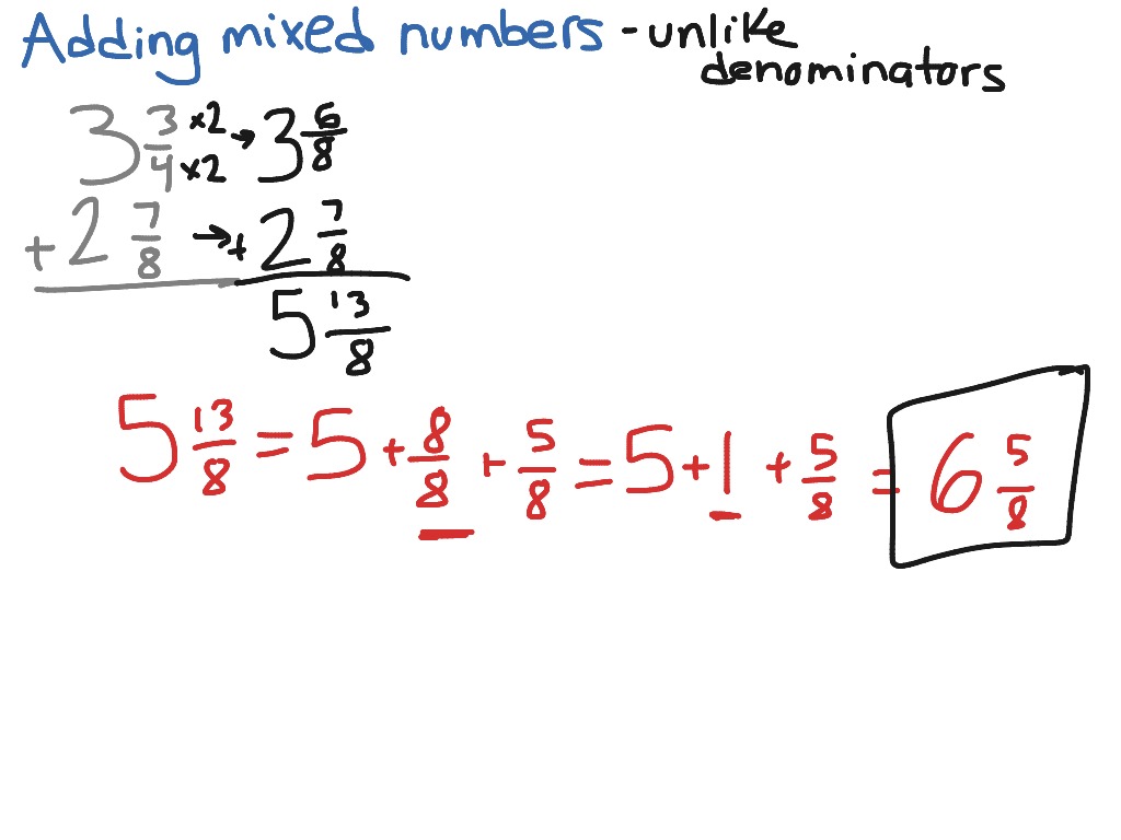 adding-mixed-numbers-with-unlike-denominators-math-elementary-math