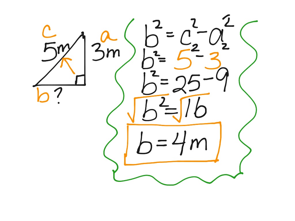 B15 Pythagorean Theorem Review Math Trigonometry Pythagorean