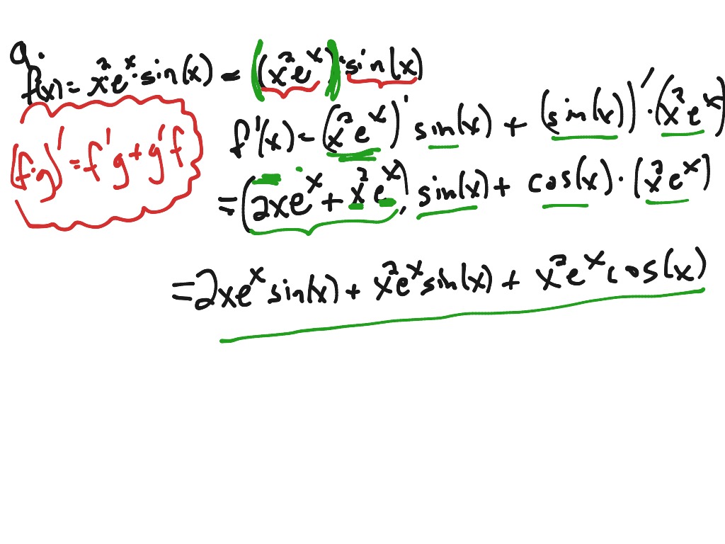 Product And Quotient Rules 4 6 9 Page 3 Math ShowMe