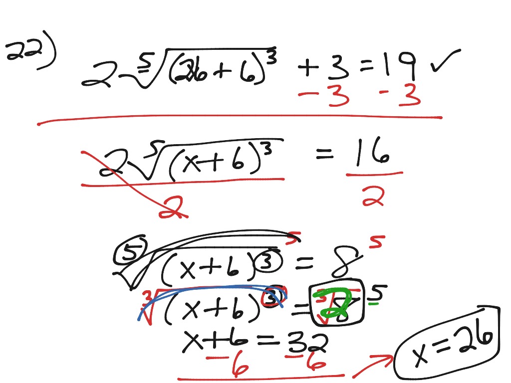 Chp 6 practice test #19-22 | Math, Algebra 2 | ShowMe