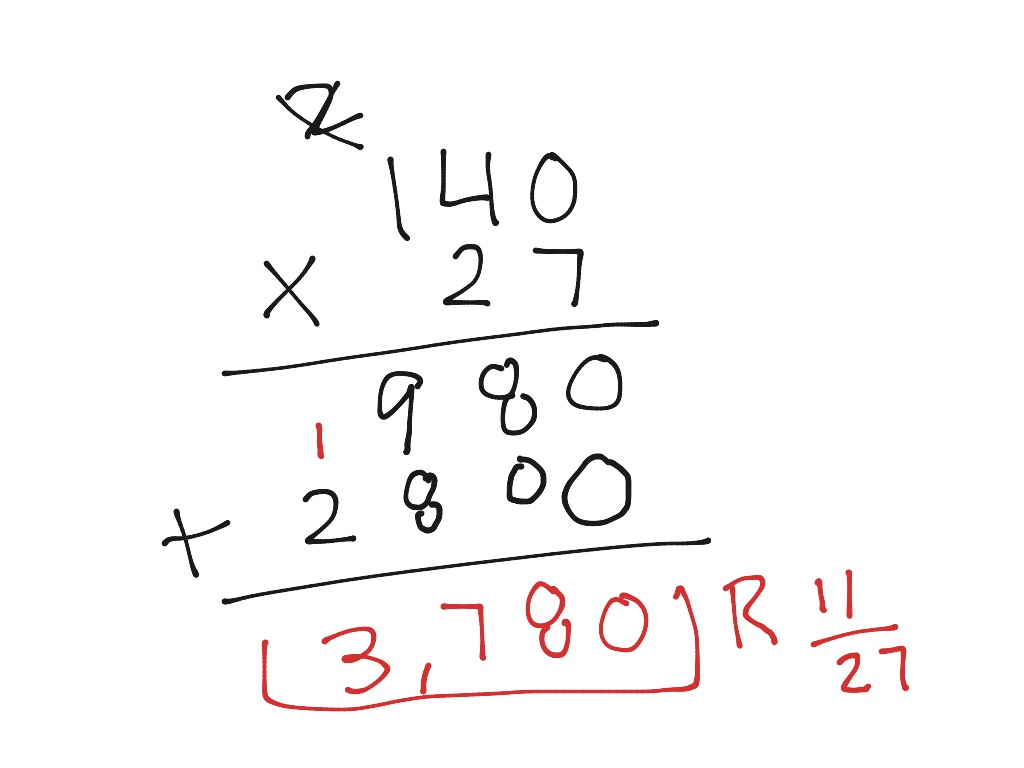 Long division and how to turn your remainder into a fraction | Math ...