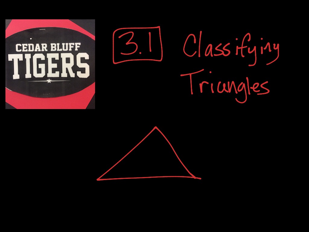 31 Classifying Triangles Math Showme 0795