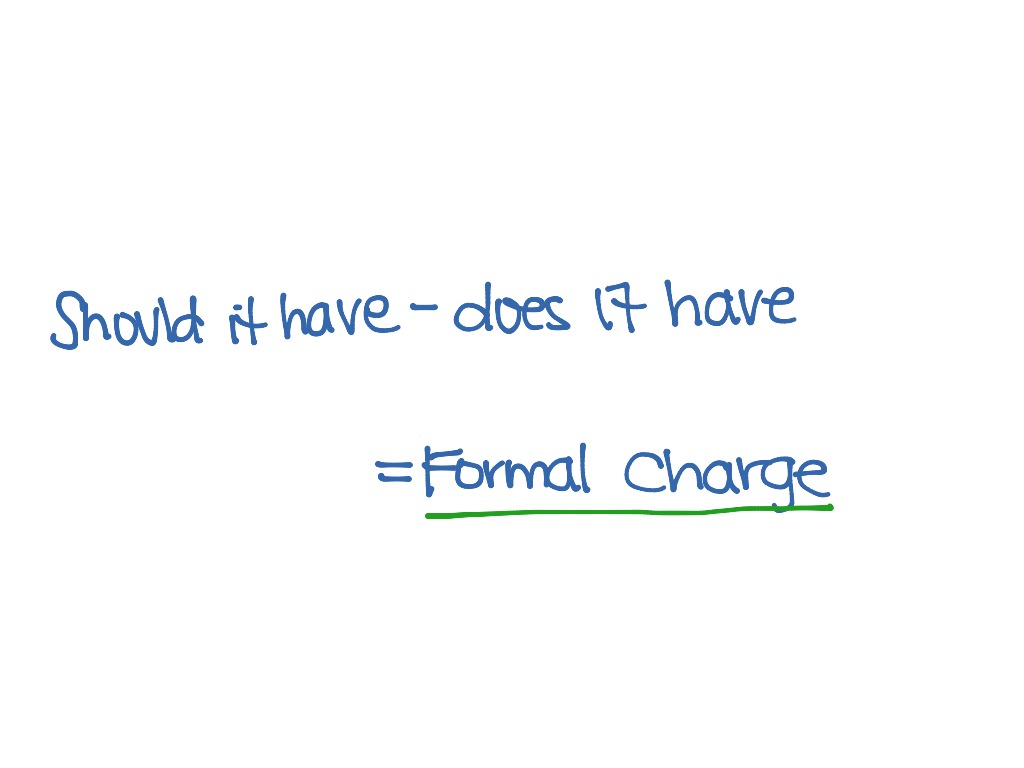 easy way of calculating formal charge