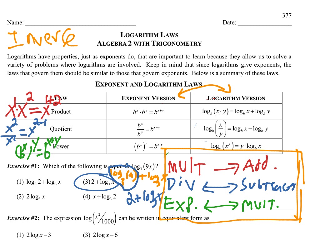 showme-log-laws