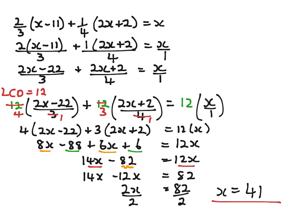 Lesson 13 Example 2 | Math, Algebra, solving-equations | ShowMe