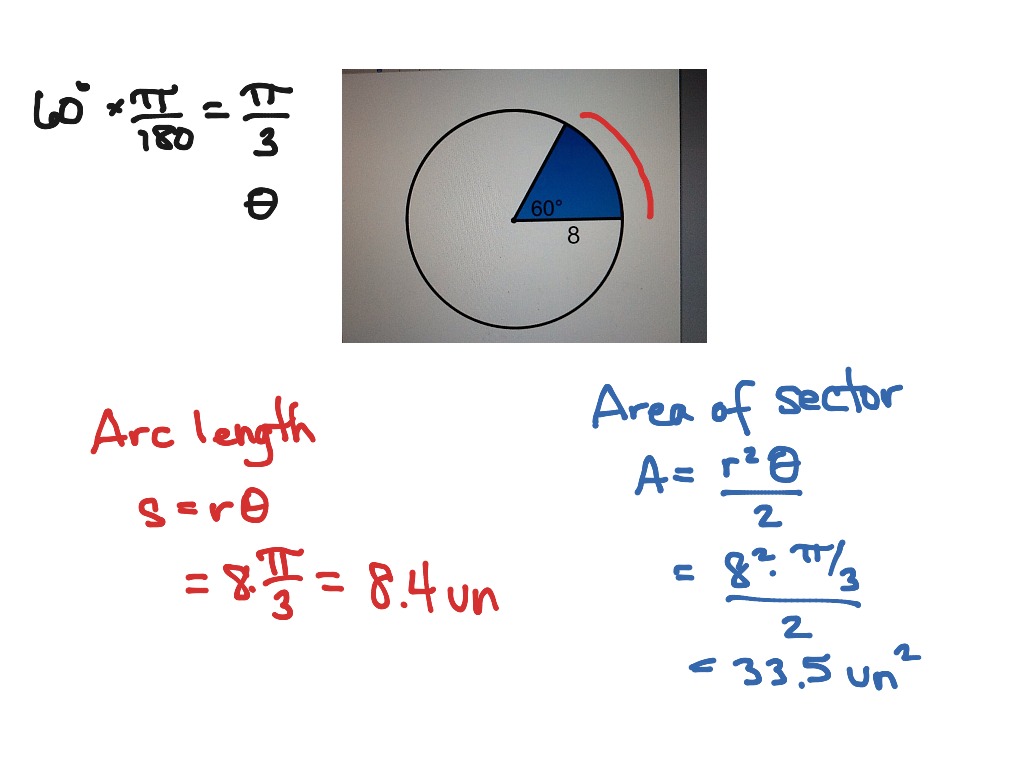 Chapter 13 Arc length and area | Math | ShowMe