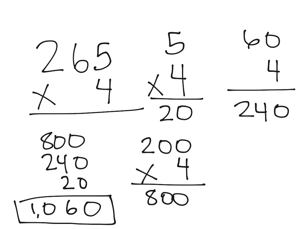 Partial products multiplication | Math, Elementary Math, math 4th grade ...