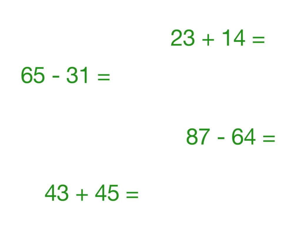 Partitioning math showme