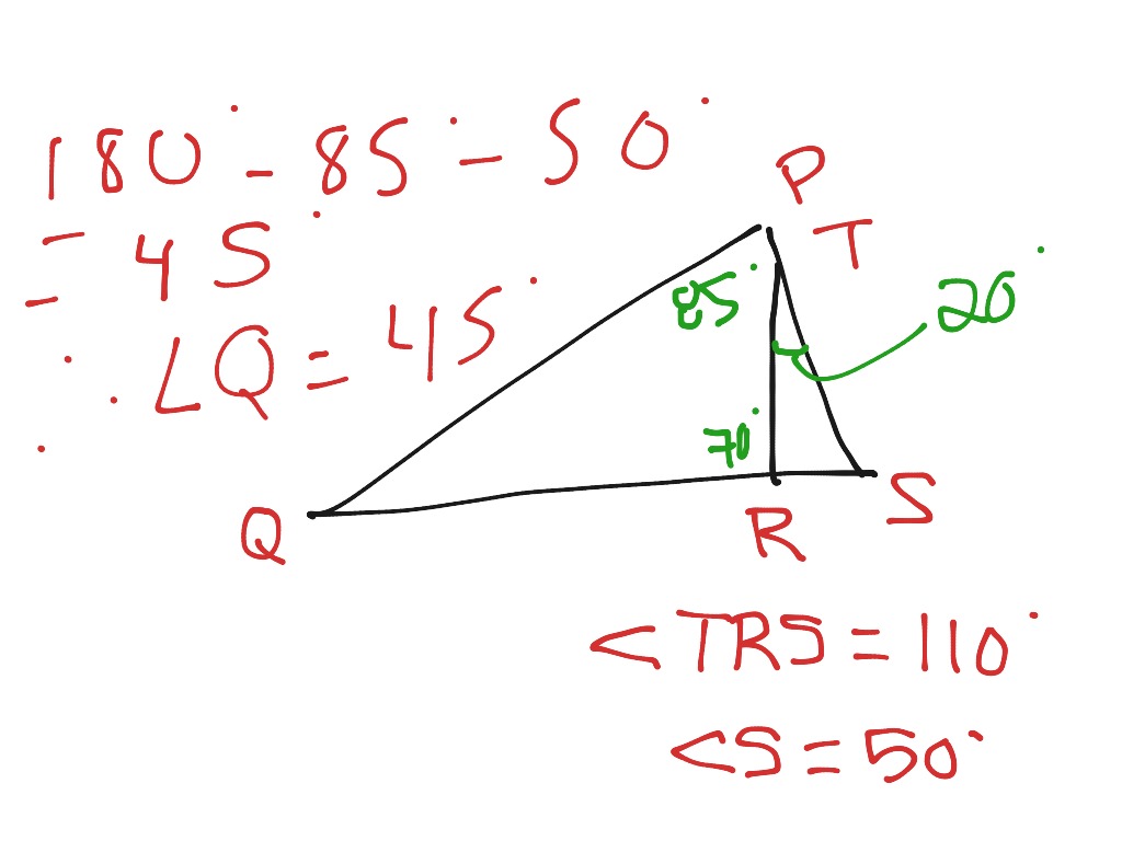 How To Find Two Missing Angles In A Triangle / Finding a missing angle Construct An Appropriate Triangle To Find The Missing Values