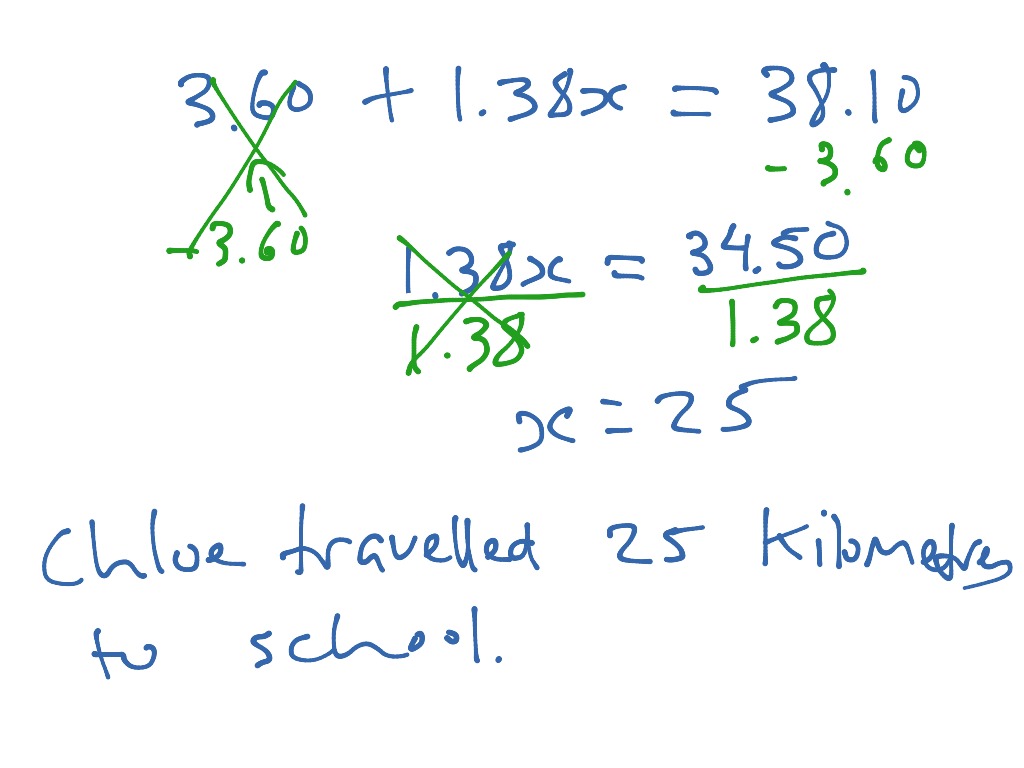 Solving worded problems using linear equations | Math, Algebra | ShowMe