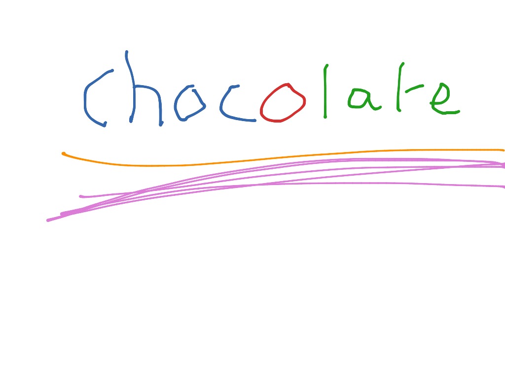 How to spell chocolate | english, Spelling | ShowMe