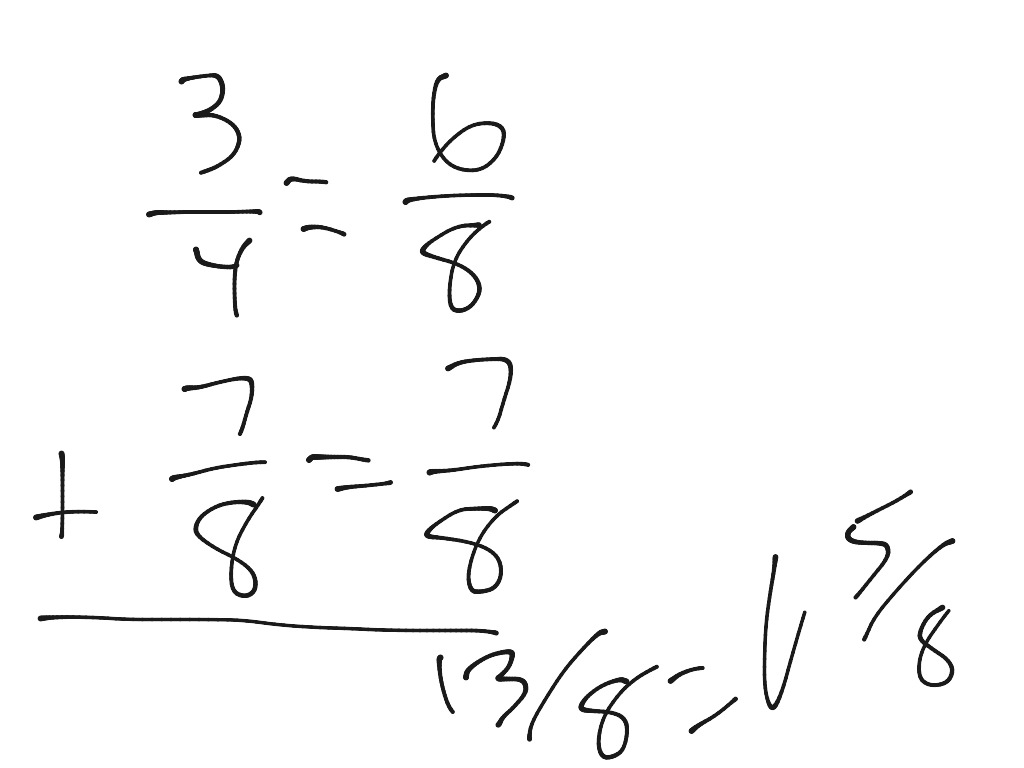 Mr. B fractions | Math | ShowMe