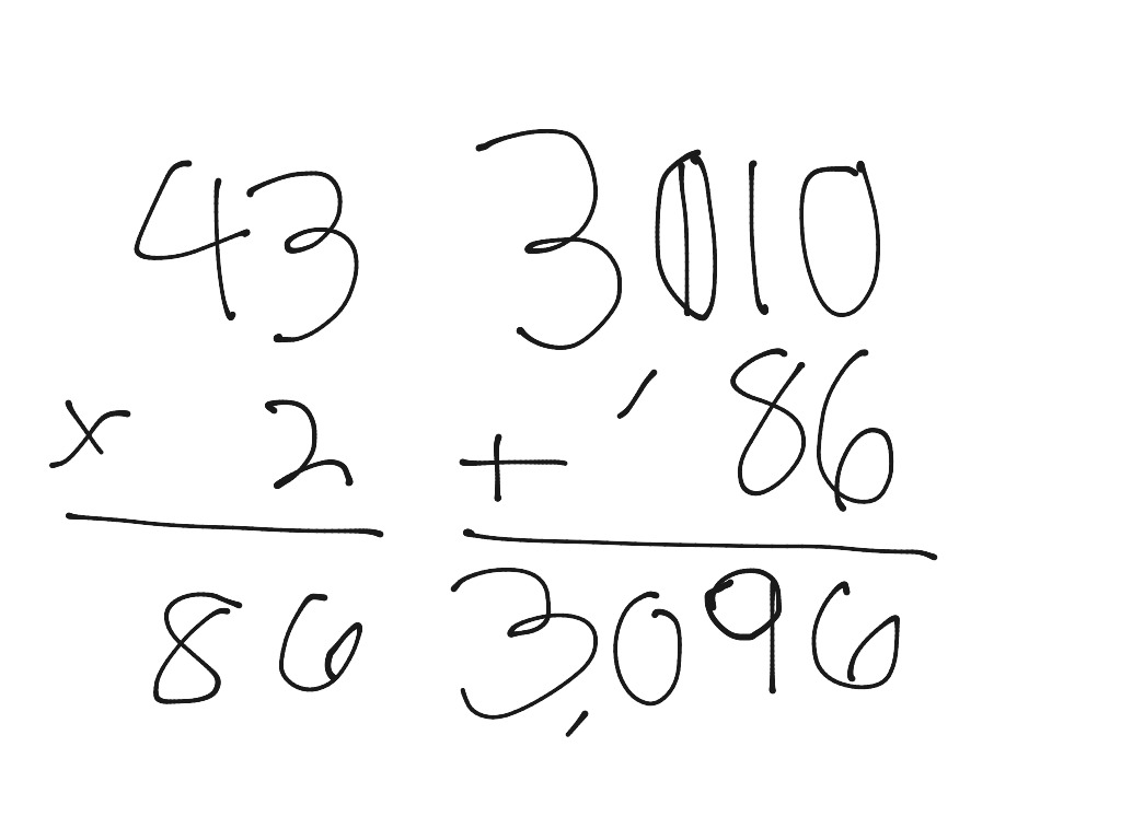 Partial products | Math, Elementary Math, 5th grade math | ShowMe