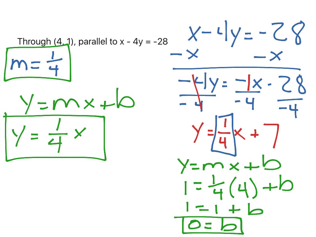 A1 4-4 parallel #2 | Math | ShowMe