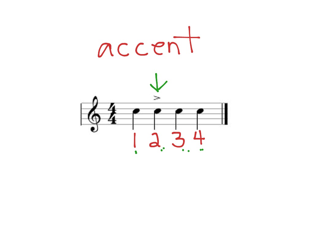 Accent Music, Music Theory ShowMe