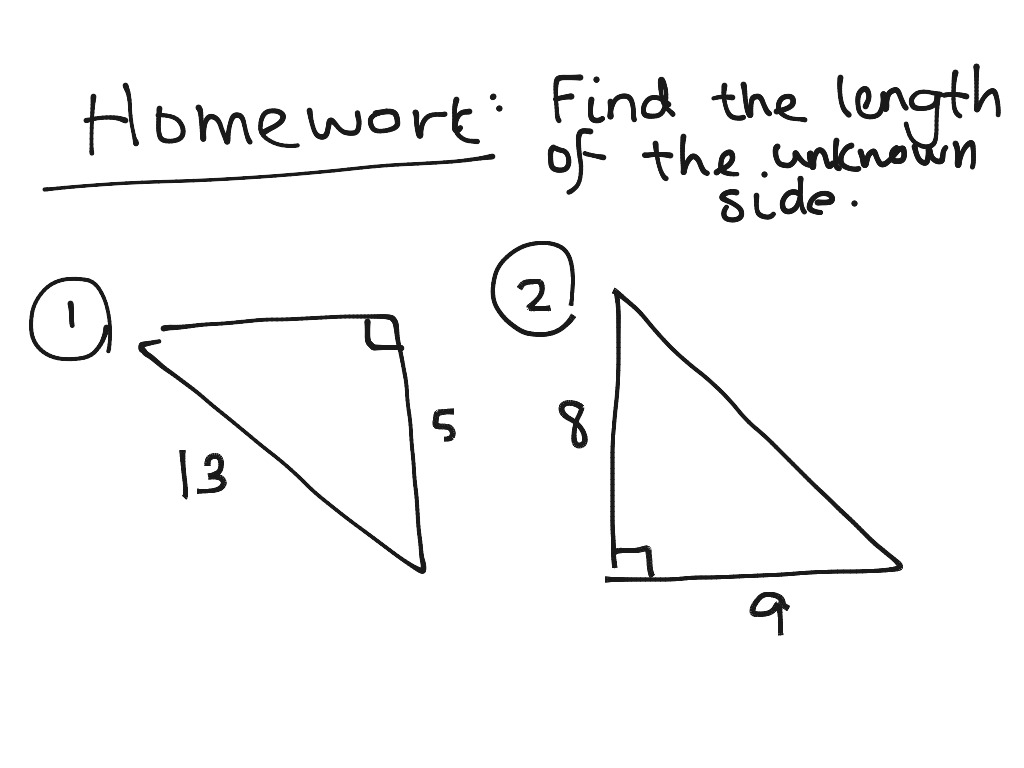 Pythagorean Theorem Review | Math | ShowMe