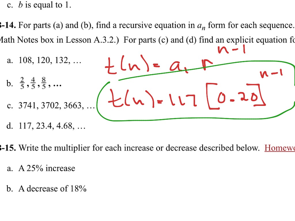 B-14 Part D | Math, Algebra 2 | ShowMe