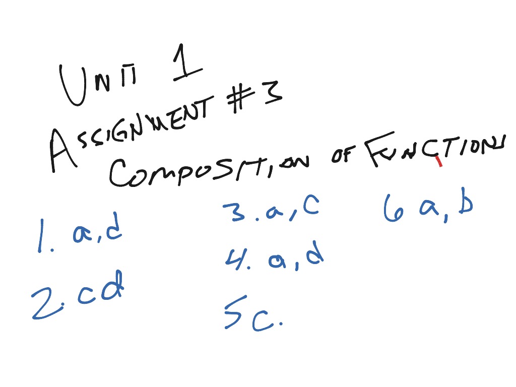 composition of functions assignment