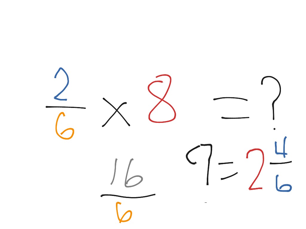 Multiplying fractions | Math, Elementary Math | ShowMe