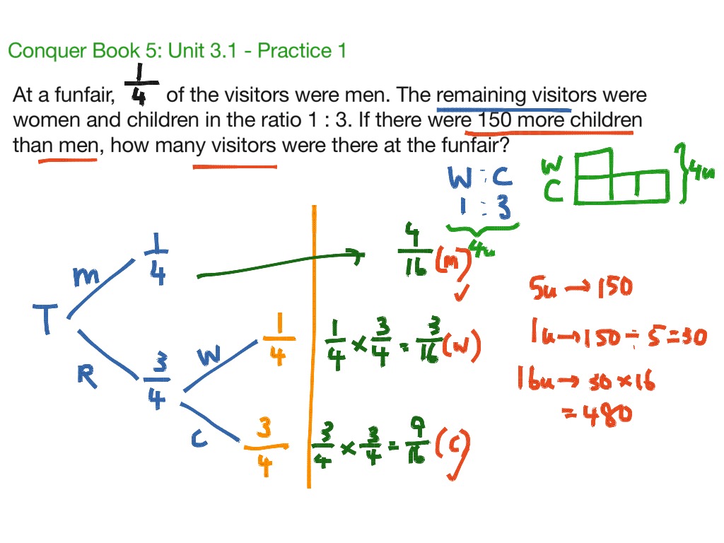 Part Whole Ratio Practice 1 Math ShowMe