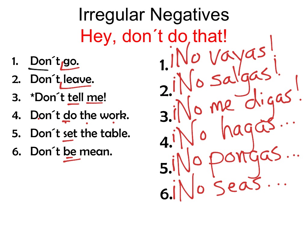 regular-and-irregular-t-commands