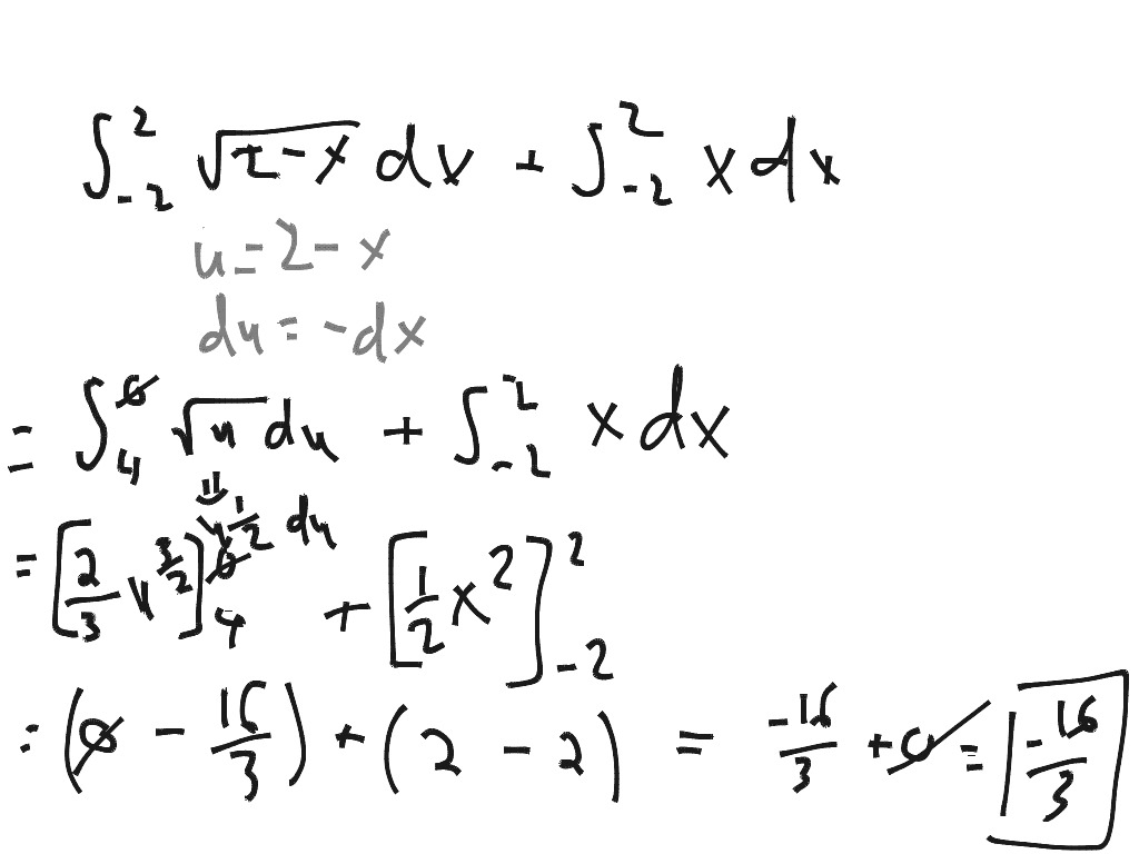 Area Bounded By Two Curves and X-Axis (Calculus) | Math, Calculus ...