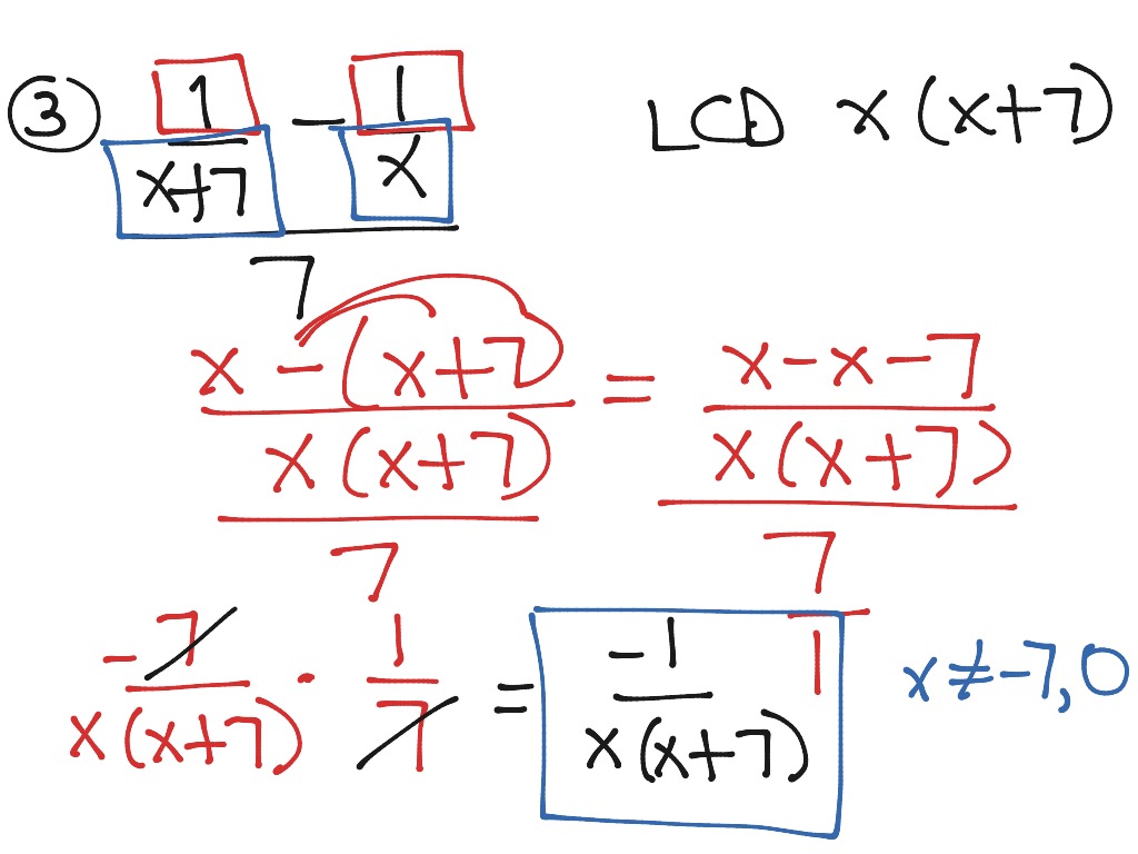 P.6 Complex Fractions (day 3) | Math | ShowMe