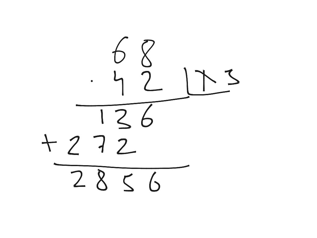 Uppställningar multiplikation tiotal med tiotal | Math | ShowMe