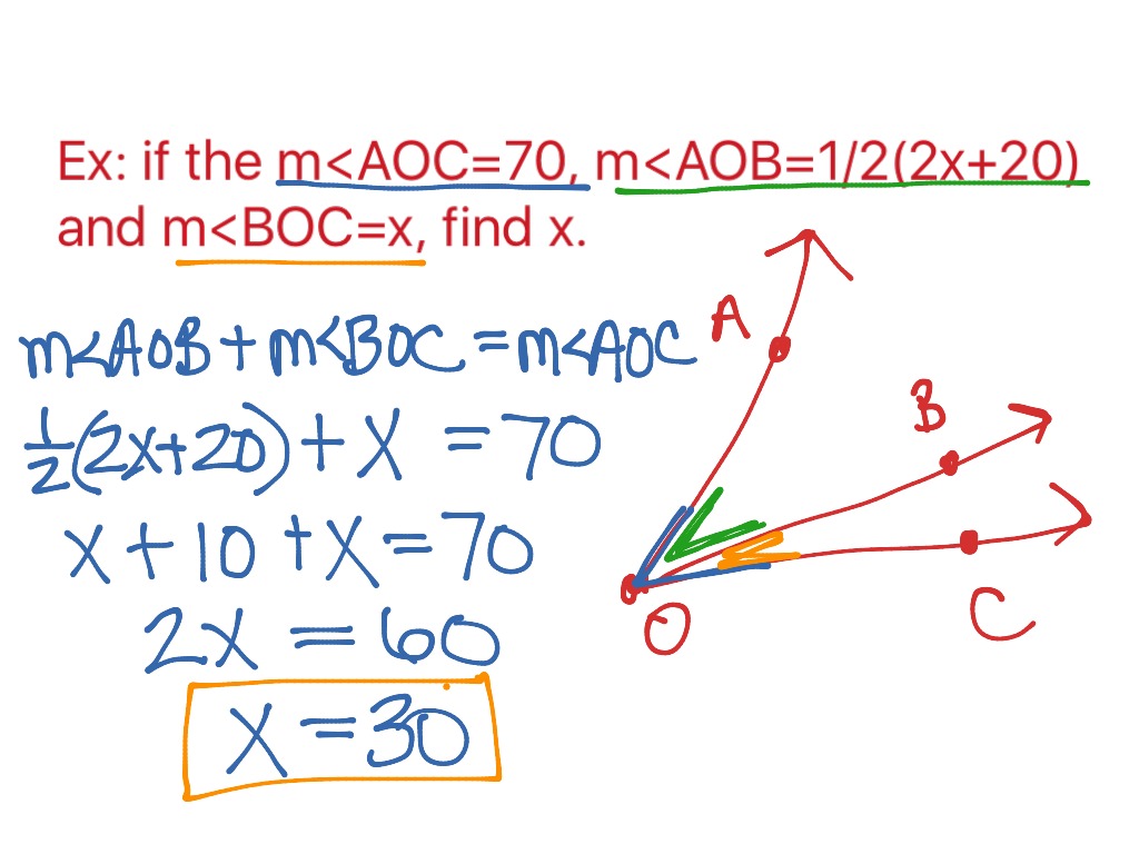 segment and angle addition worksheet