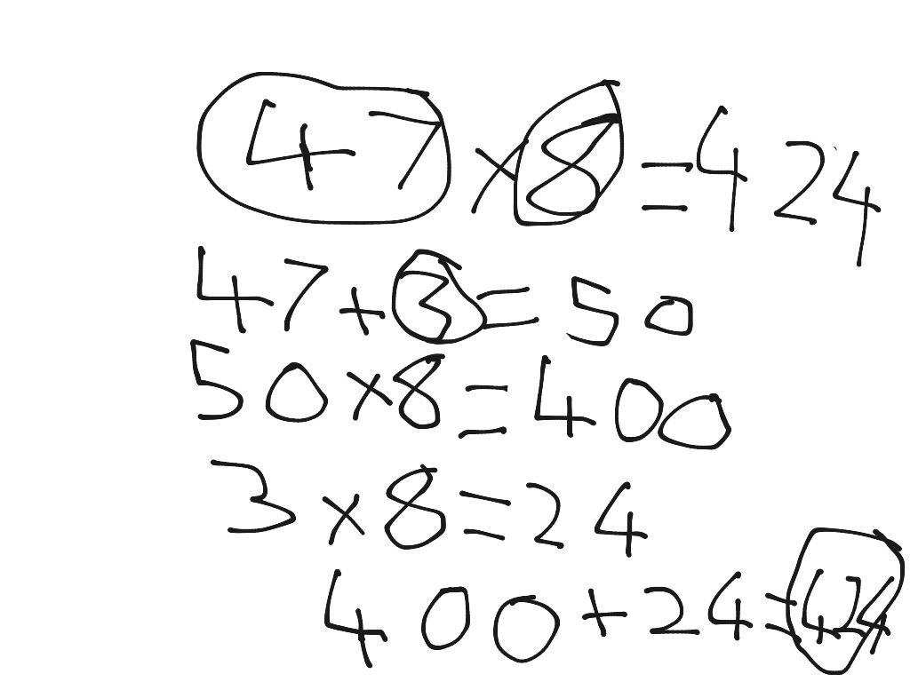 Sobbing multiplication problems using the rounding and compensating ...