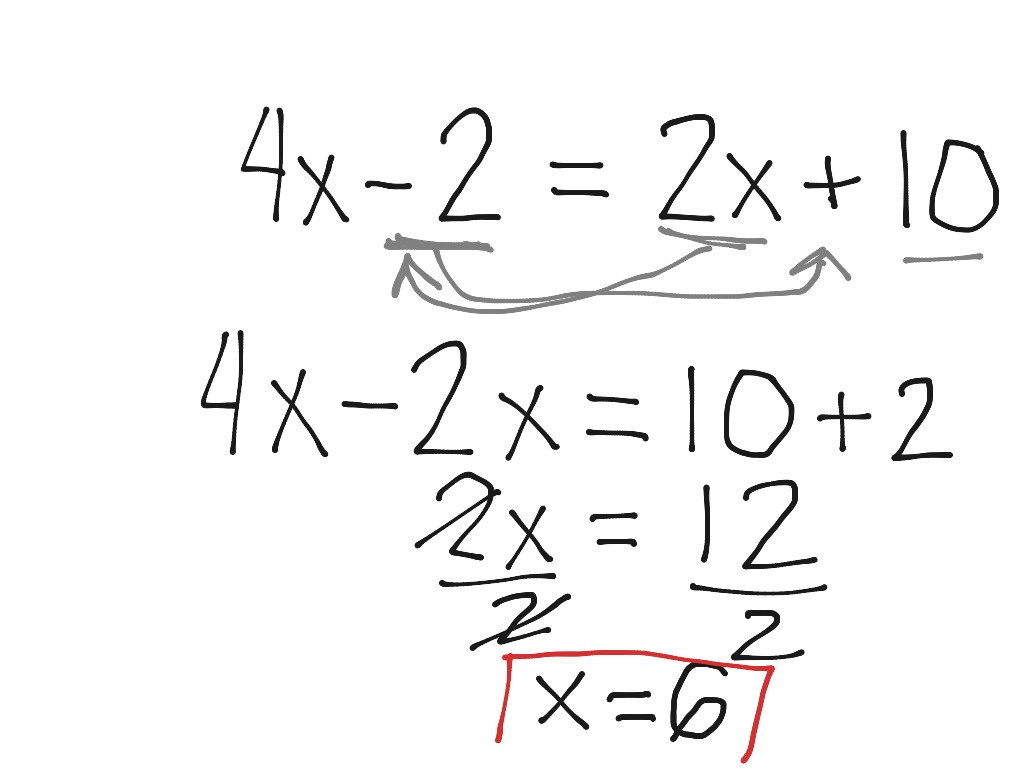 Basic Algebra - Solving for 