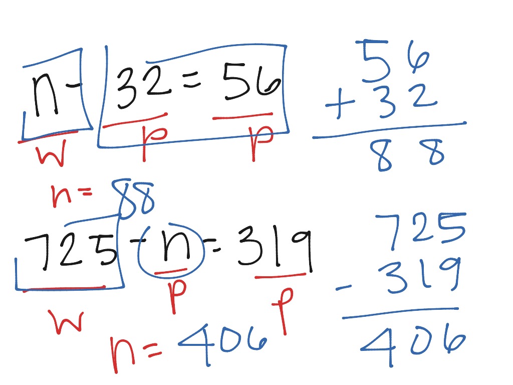 3rd Grade 3 11 Balancing Equations Math ShowMe