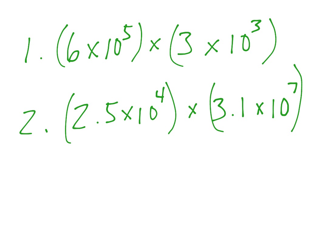 Multiplying Exponents Problems
