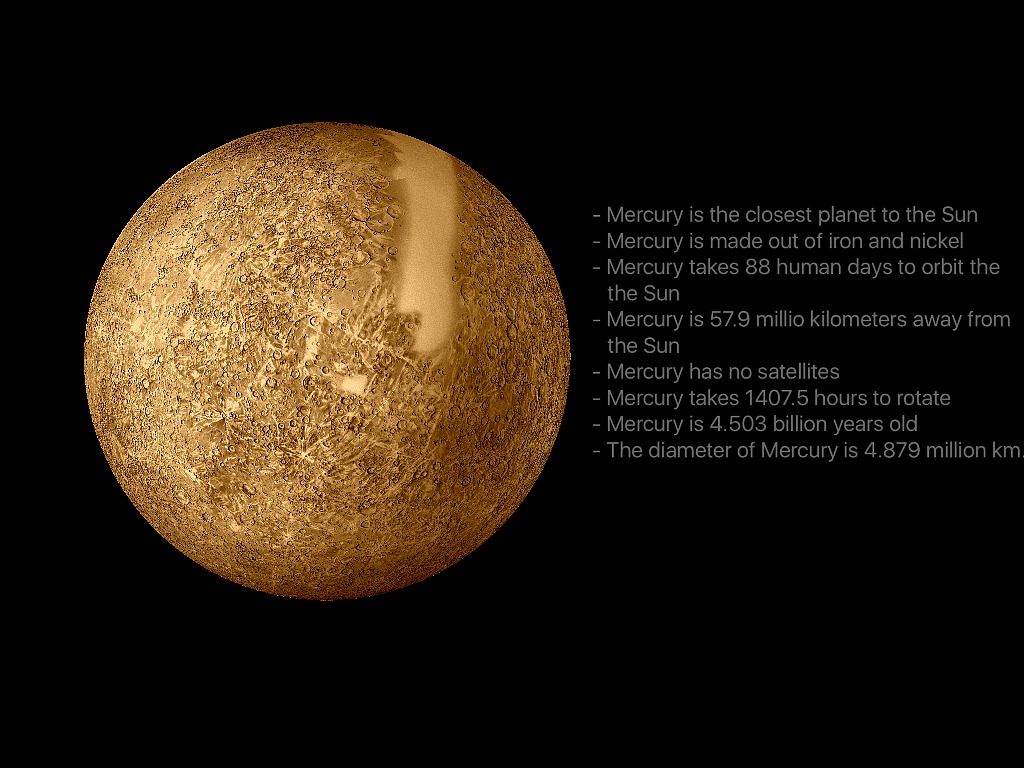 Меркурий планета презентация по астрономии