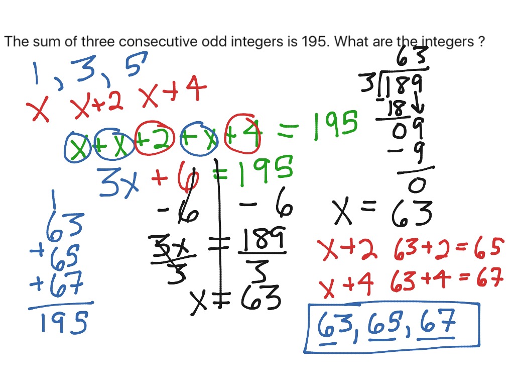 What Are 3 Positive Consecutive Integers