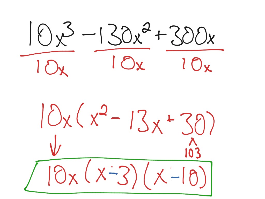 What Does Factor Out Mean In Math