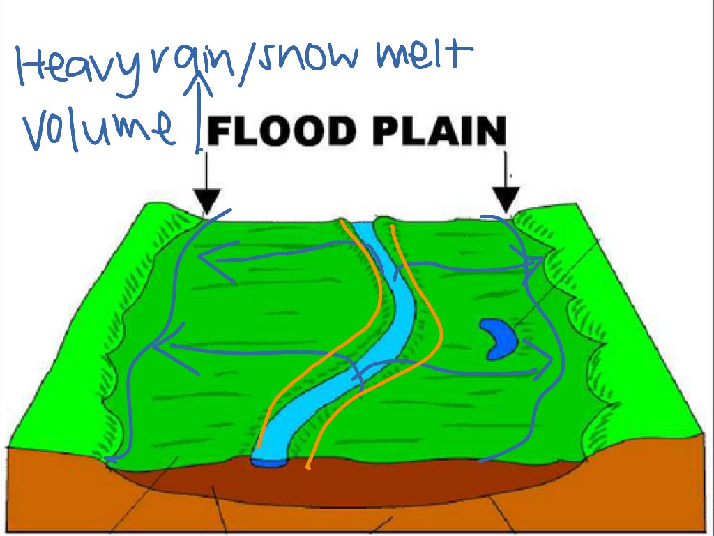 How are floodplains formed Geography ShowMe