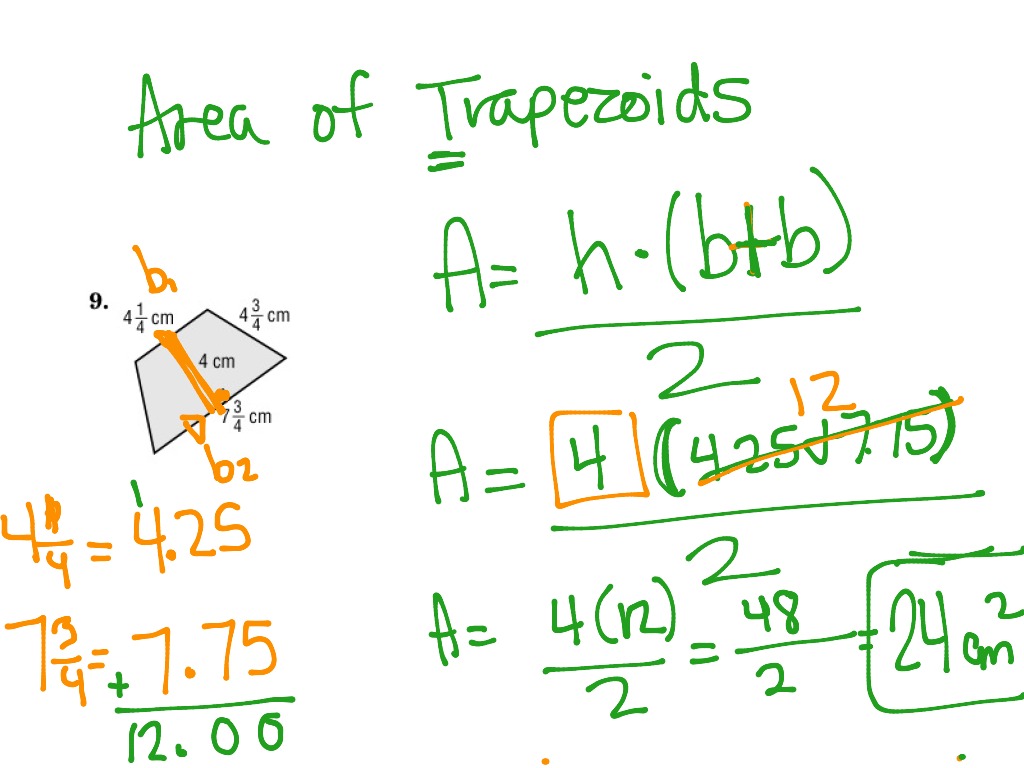 area-of-parallelograms-triangles-and-trapezoids-math-pre-algebra-showme