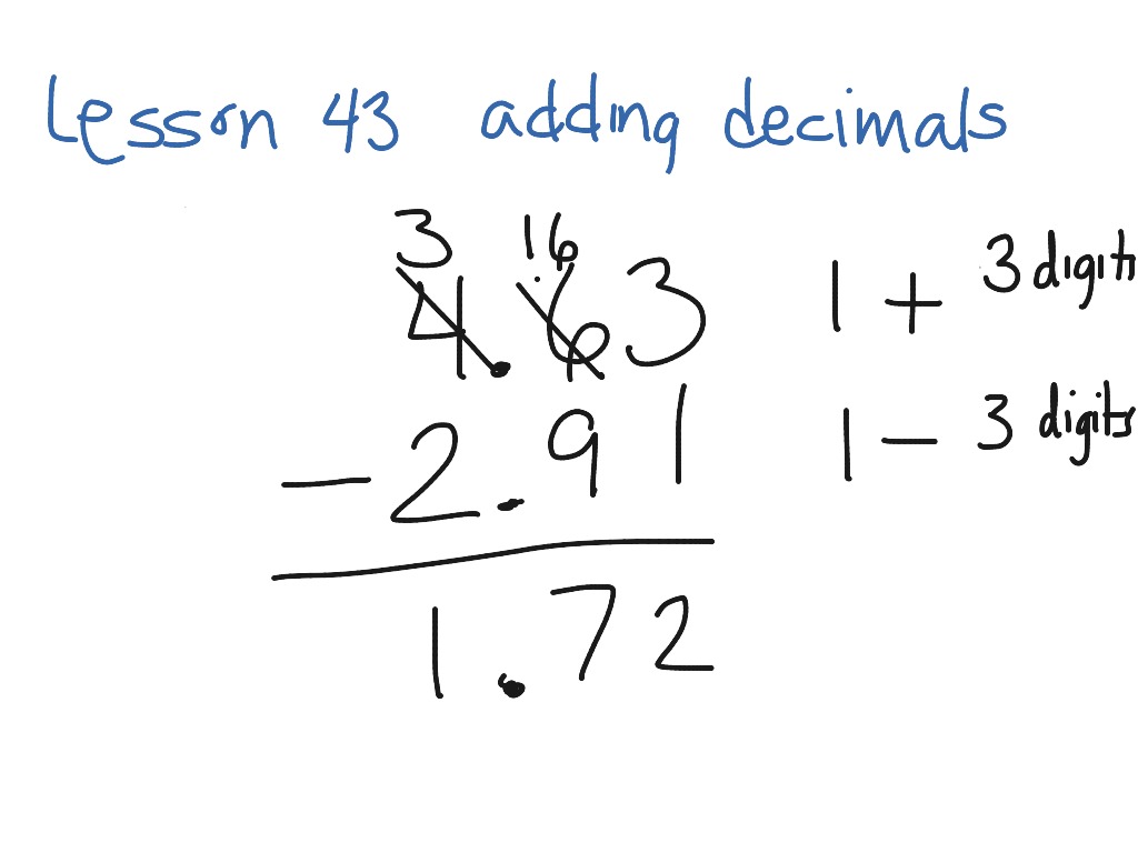 ShowMe - 43 divided by 5