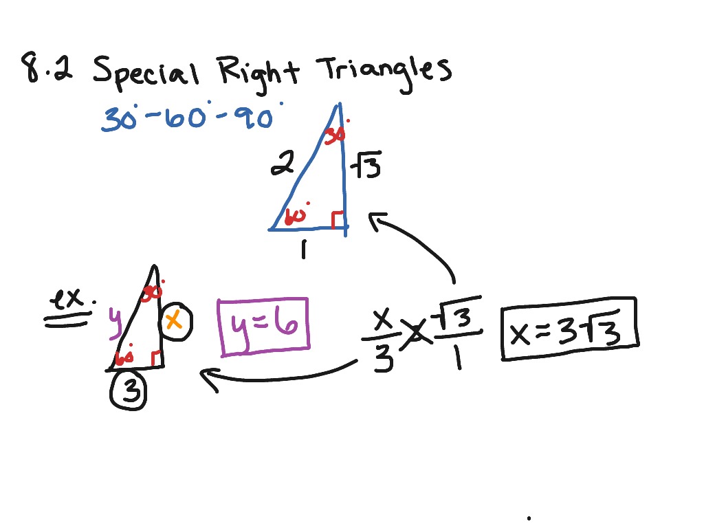 8 2 Special Right Triangles Form G Darelonordic