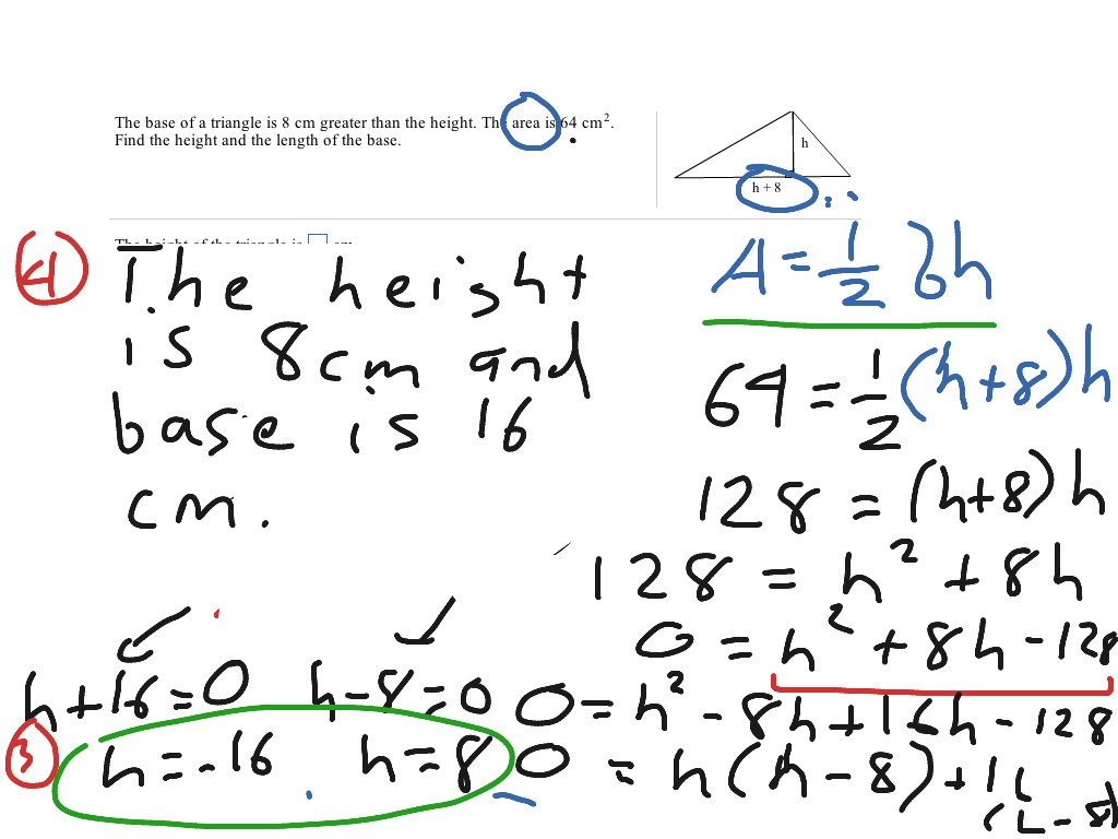 Ch 5.9 #3 Triangle Word Problem 