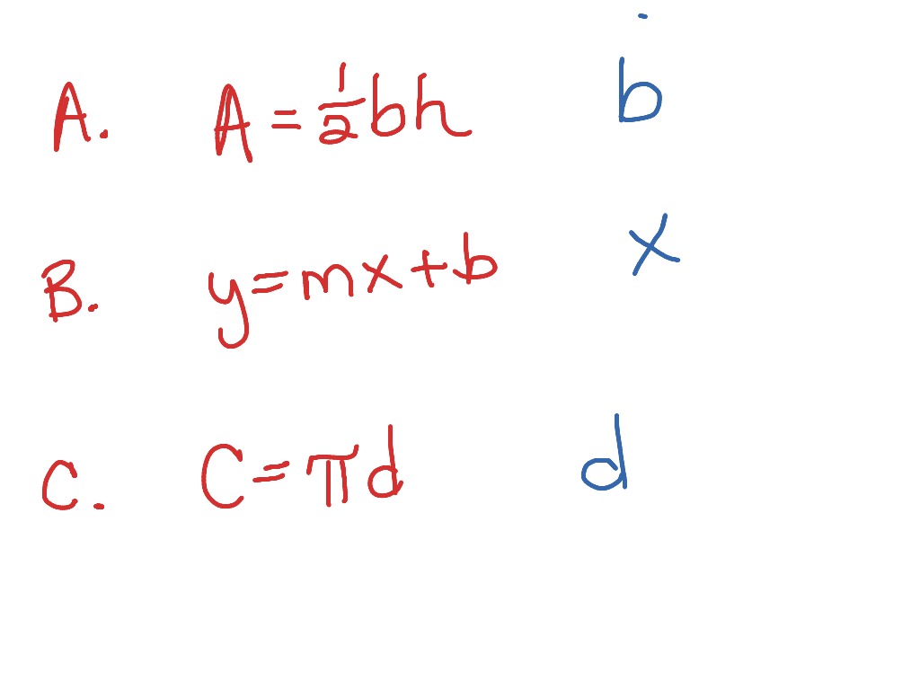 Lesson 2:6 Transforming an equation | ShowMe