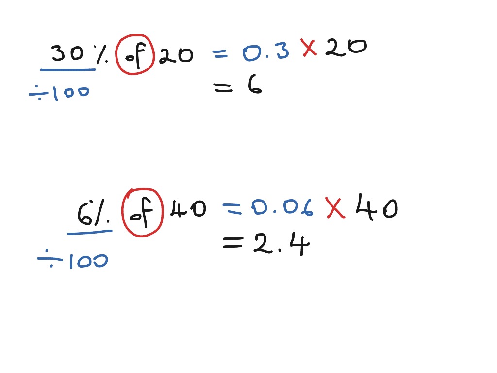 find percentage