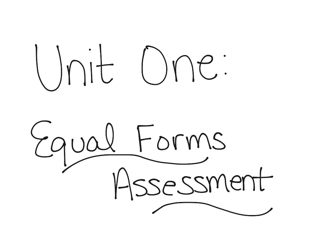 oral-assessment-equal-forms-test-math-showme