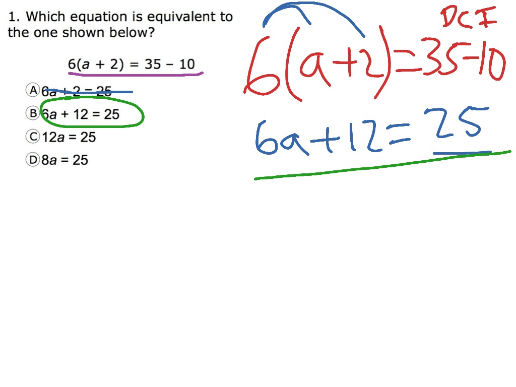 what is equivalent equations in math