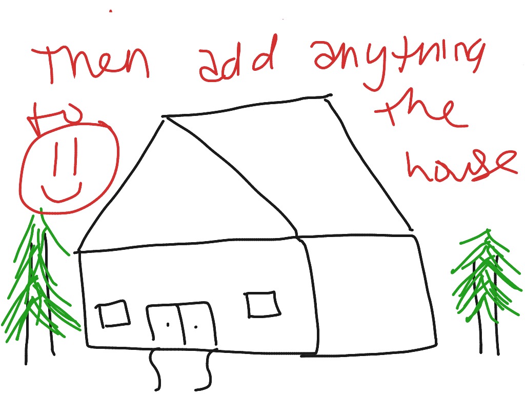 easy house sketch