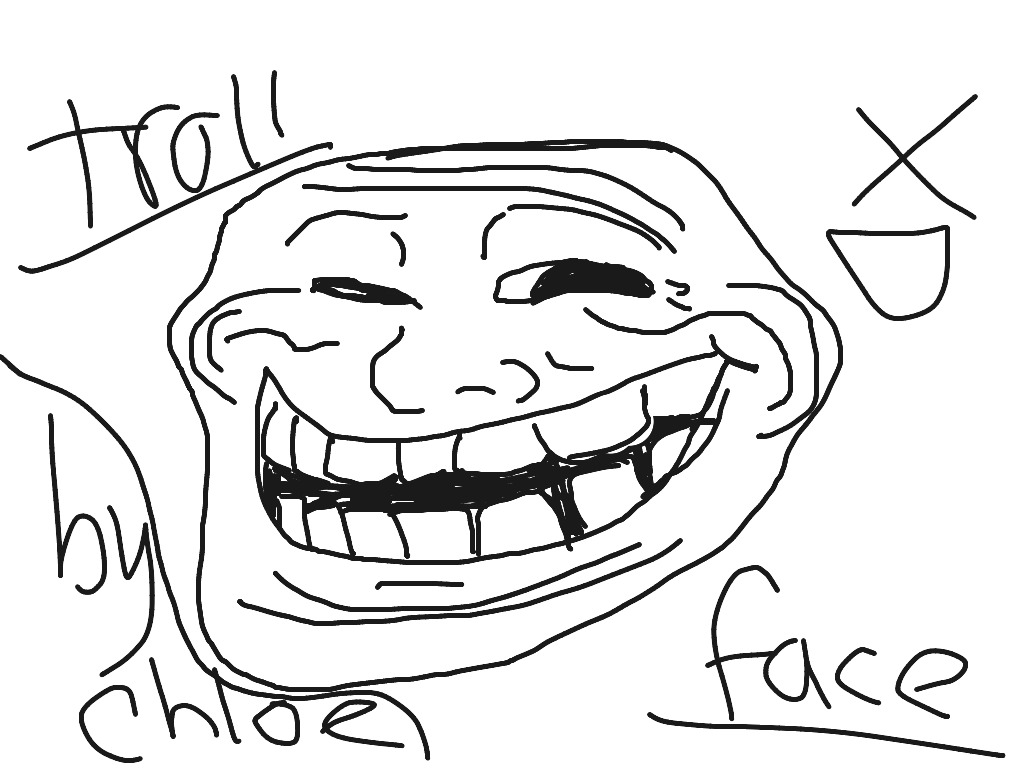 troll face how to draw  Troll face, Drawings, Face drawing