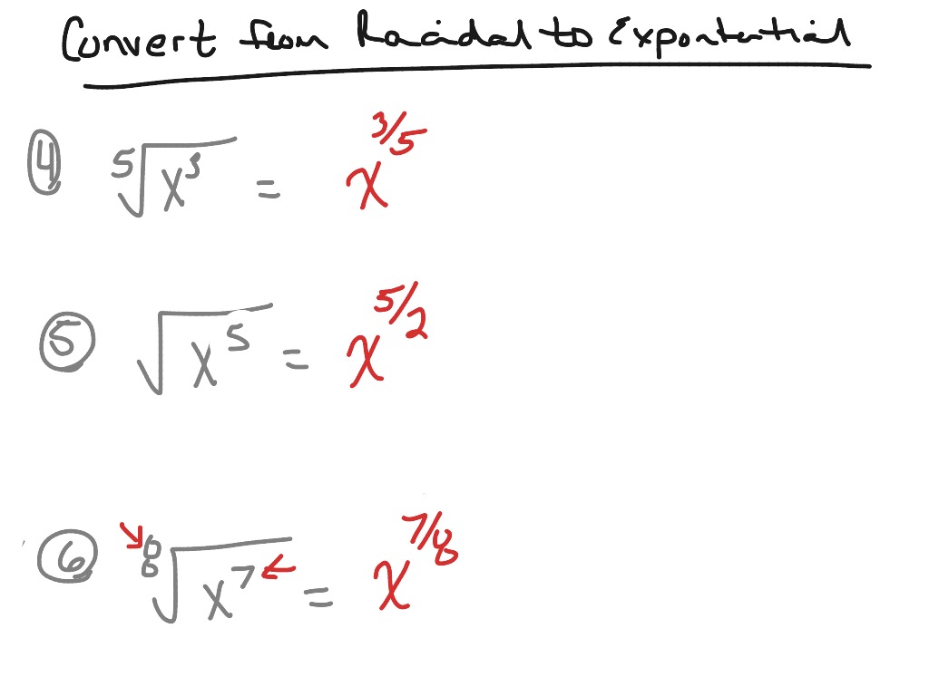 convert-from-radical-form-to-exponential-form-math-algebra